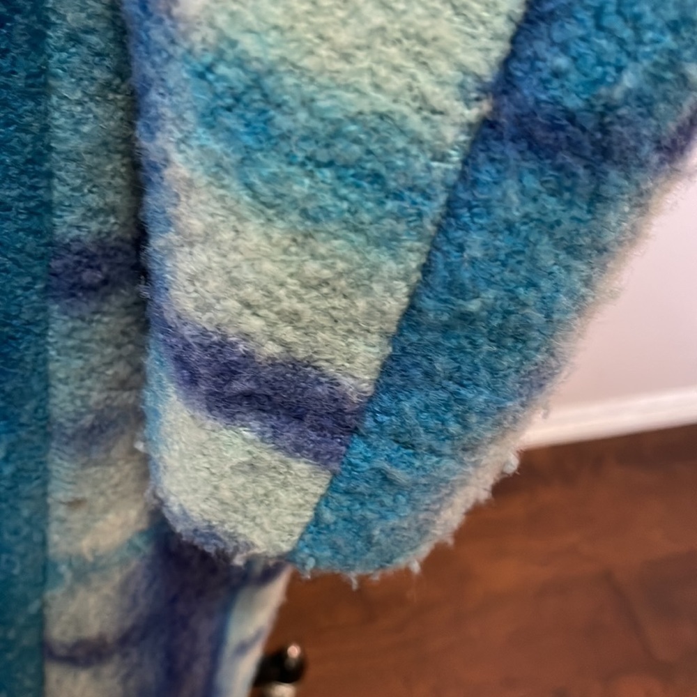 Vivienne Westwood Blue White Green Plaid Wool Coat - Picture 13 of 16